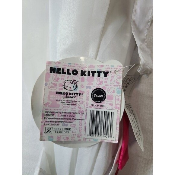 Hello Kitty White Umbrella with Character Handle & Bow Face Design Sanrio - Picture 3 of 3